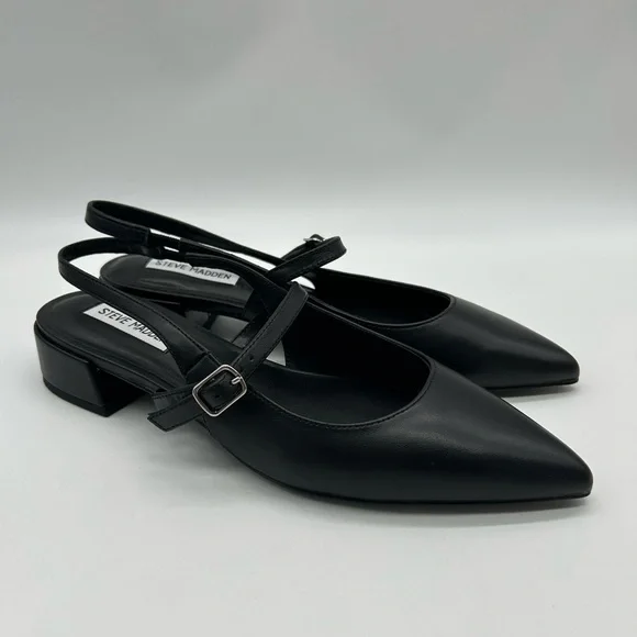 Steve Madden Christyy Black Slingback Mary Jane Flats Women’s Size 7 NWB - Picture 3 of 9